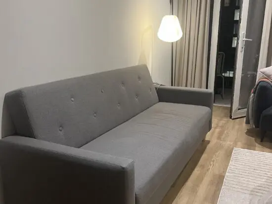 Habitat Brooks Fabric 3 Seater Clic Clac Sofa Bed - Grey