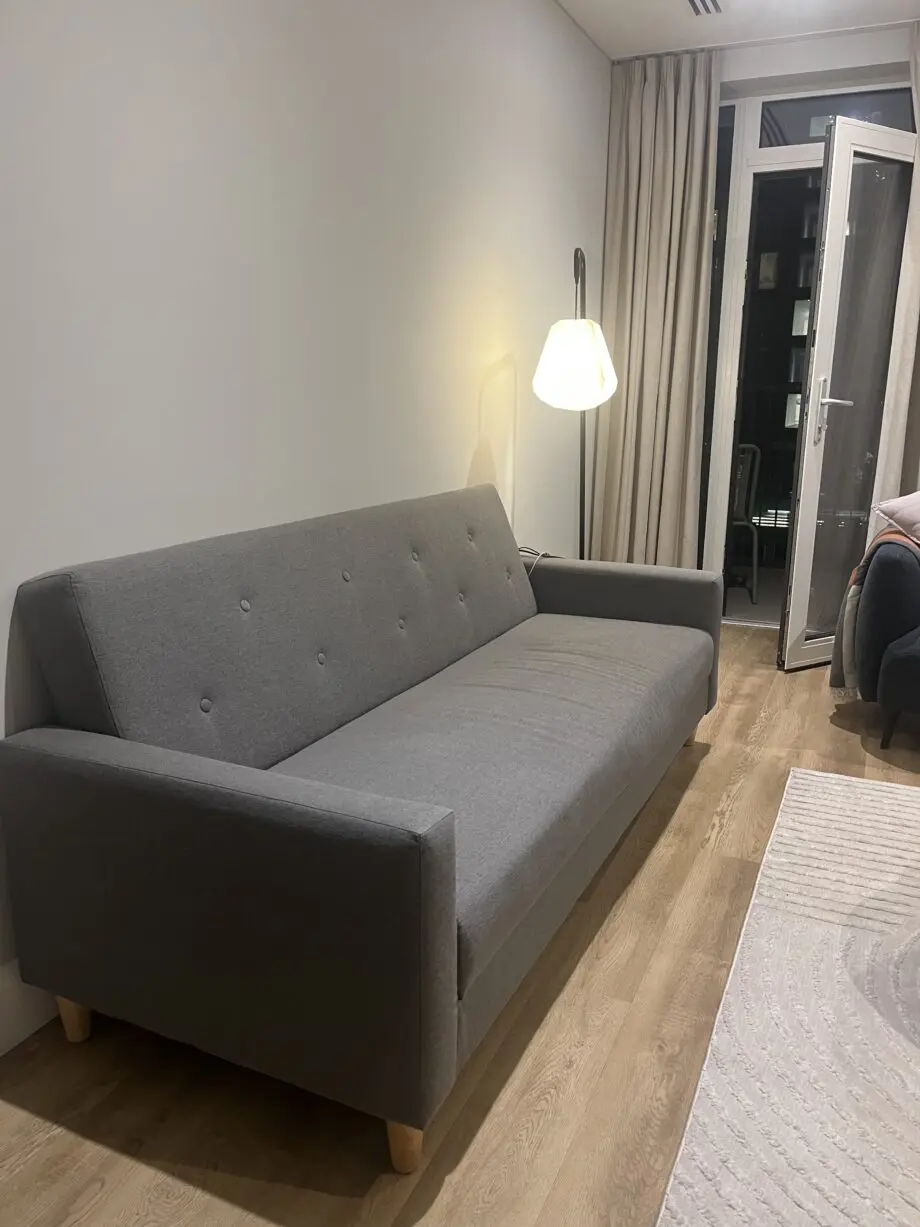 Habitat Brooks Fabric 3 Seater Clic Clac Sofa Bed - Grey