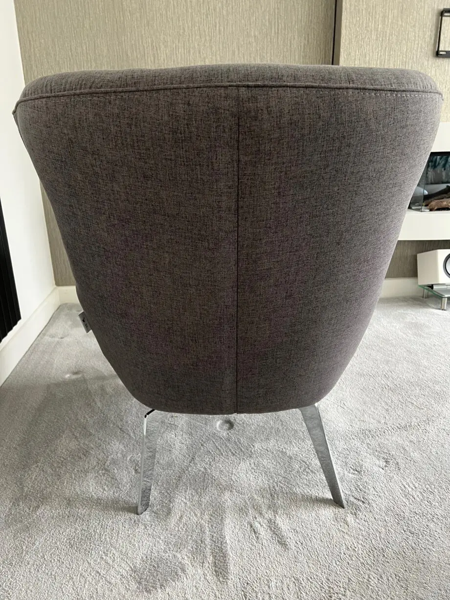 Armchair grey material