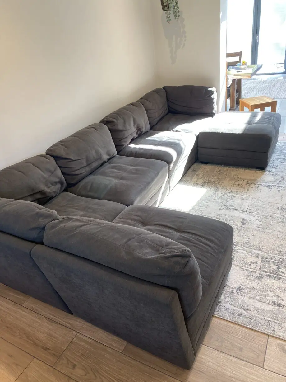 Dark grey/charcoal Modular sofa