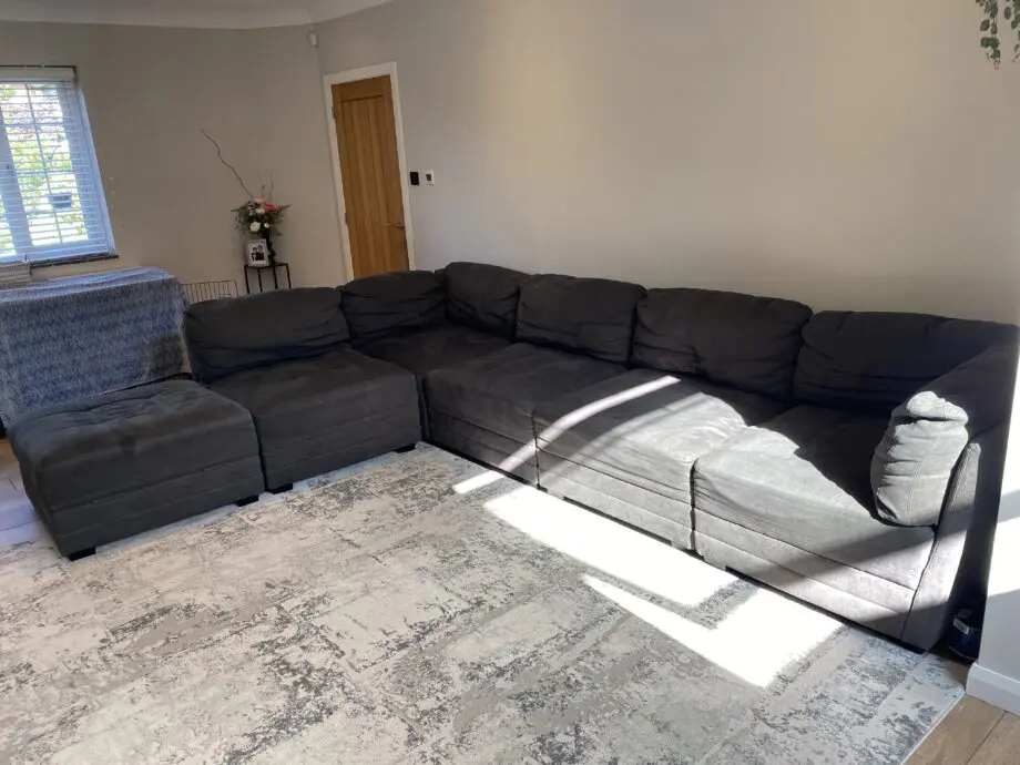Dark grey/charcoal Modular sofa
