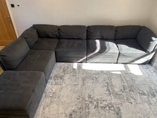 Dark grey/charcoal Modular sofa
