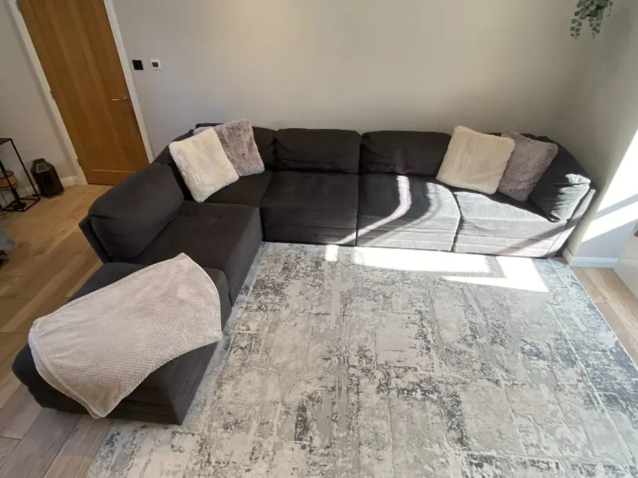 Dark grey/charcoal Modular sofa