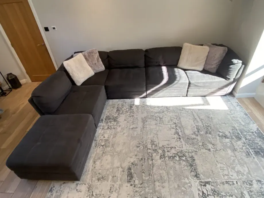 Dark grey/charcoal Modular sofa