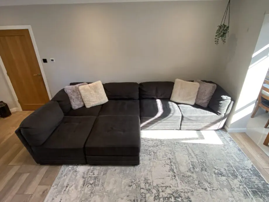 Dark grey/charcoal Modular sofa