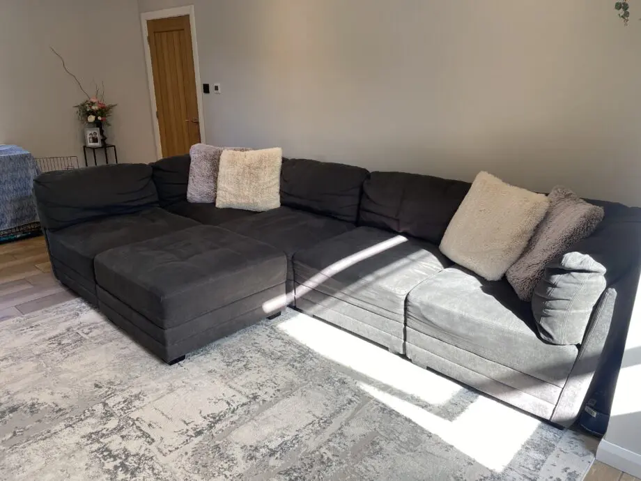 Dark grey/charcoal Modular sofa