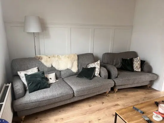 SCS Nutmeg Jack Collection (no longer available online) - Jack 3 seater sofa and matching Jack Love chair