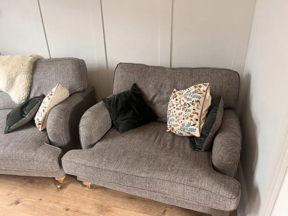 SCS Nutmeg Jack Collection (no longer available online) - Jack 3 seater sofa and matching Jack Love chair