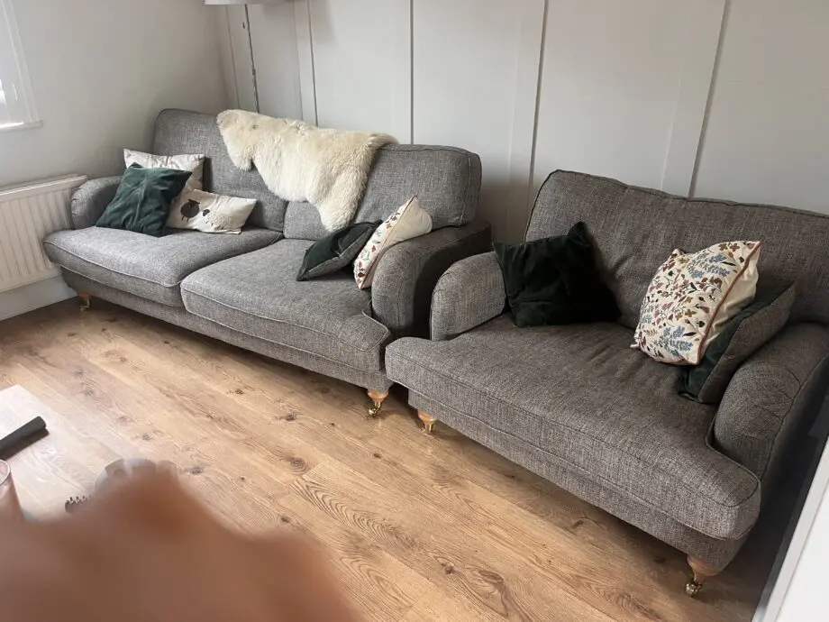 SCS Nutmeg Jack Collection (no longer available online) - Jack 3 seater sofa and matching Jack Love chair