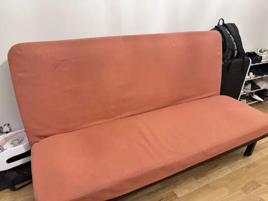 IKEA 3 Seat Sofabed - Nyhamn in Red