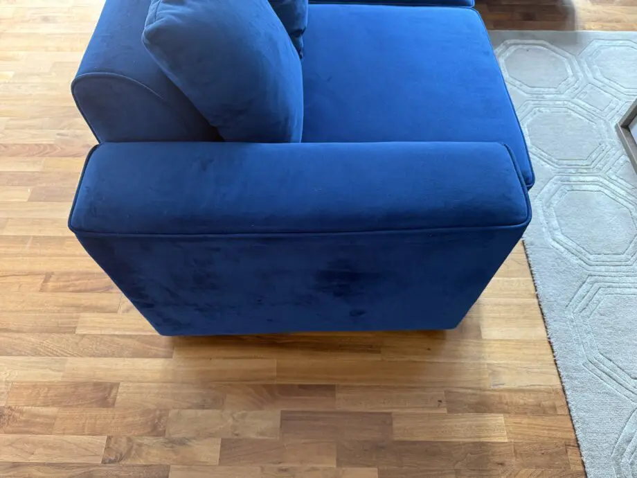 Kouch Three Seater Sofa & Footstool