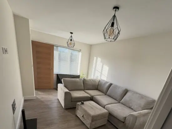 DFS Grey Orka Sofa + Foot Stool