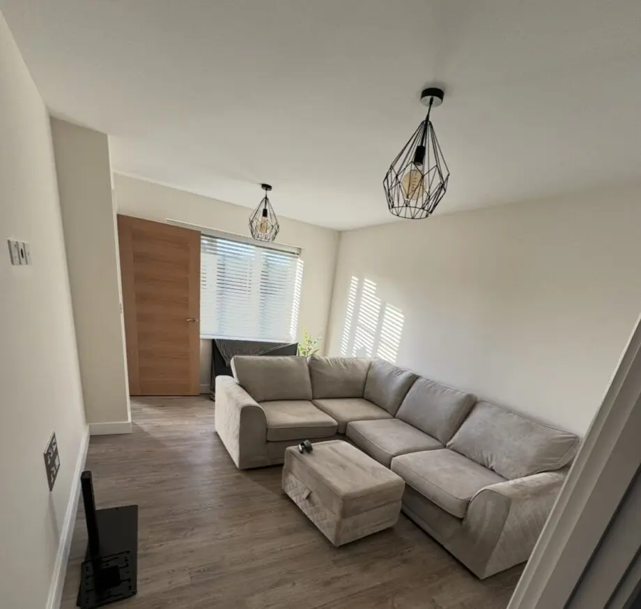 DFS Grey Orka Sofa + Foot Stool