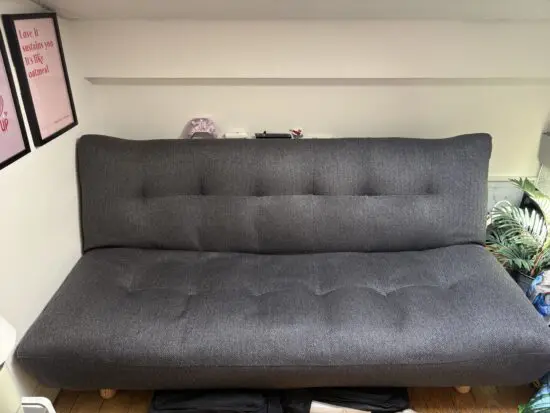 Habitat Kota 3 Seater Fabric Clic Clac Sofa Bed - Grey