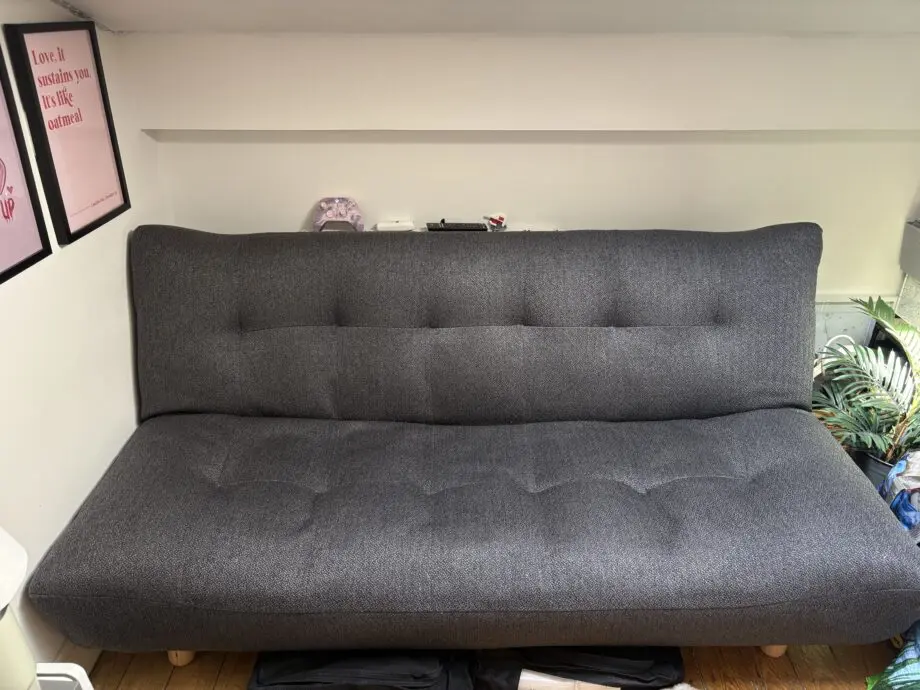 Habitat Kota 3 Seater Fabric Clic Clac Sofa Bed - Grey