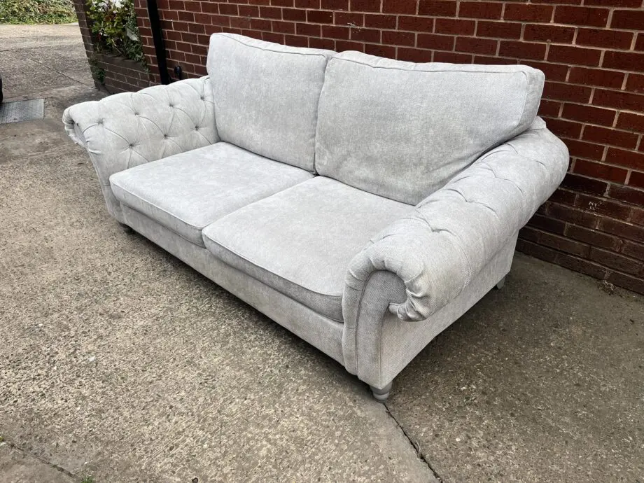 Next Glamour Weave silver Gosford 3 seater