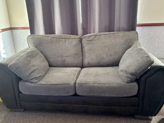 DFA charcoal grey sofa set