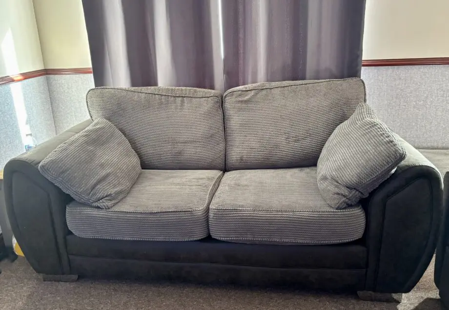 DFA charcoal grey sofa set