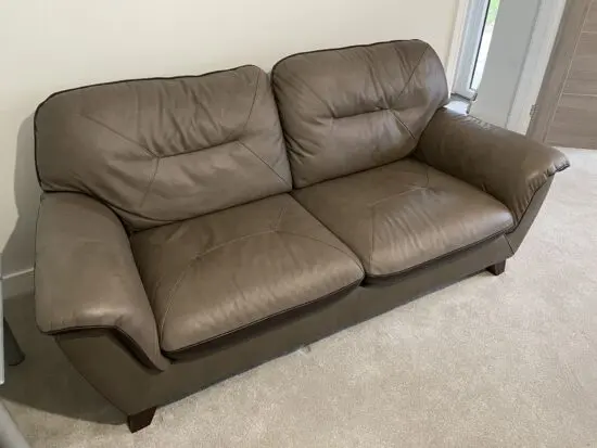Two identical 3 seater sofas