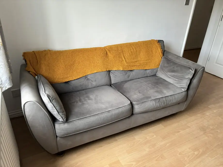 SCS Grey HOXTON EXPRESS 3 SEATER SOFA