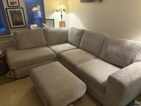 DFS Silver Large Sofa Bed