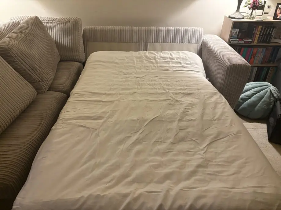 DFS Silver Large Sofa Bed
