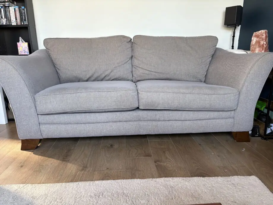 Cousins grey 3 seater sofa