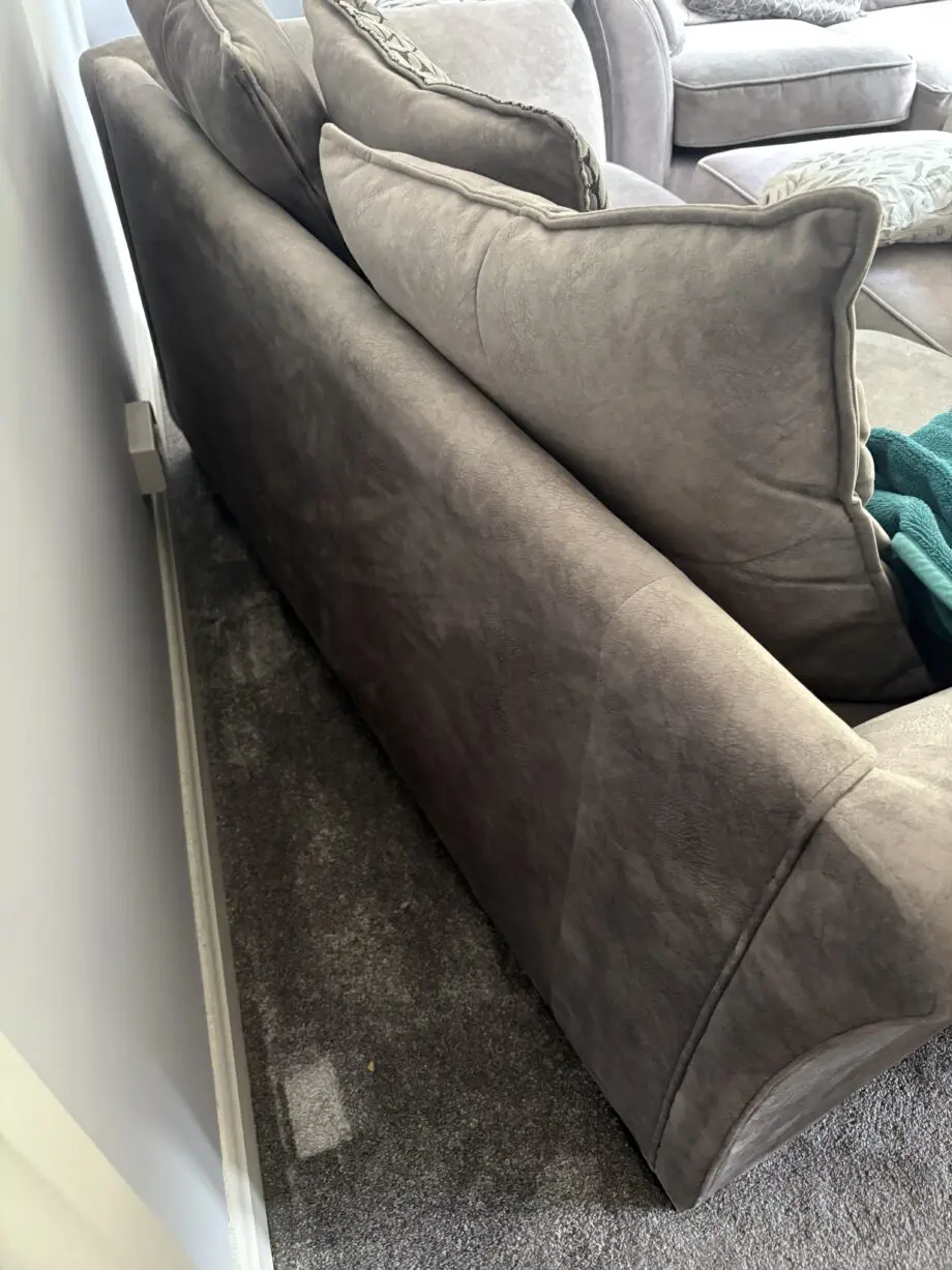 Furniture Village 2-2 seater sofas and storage footstool