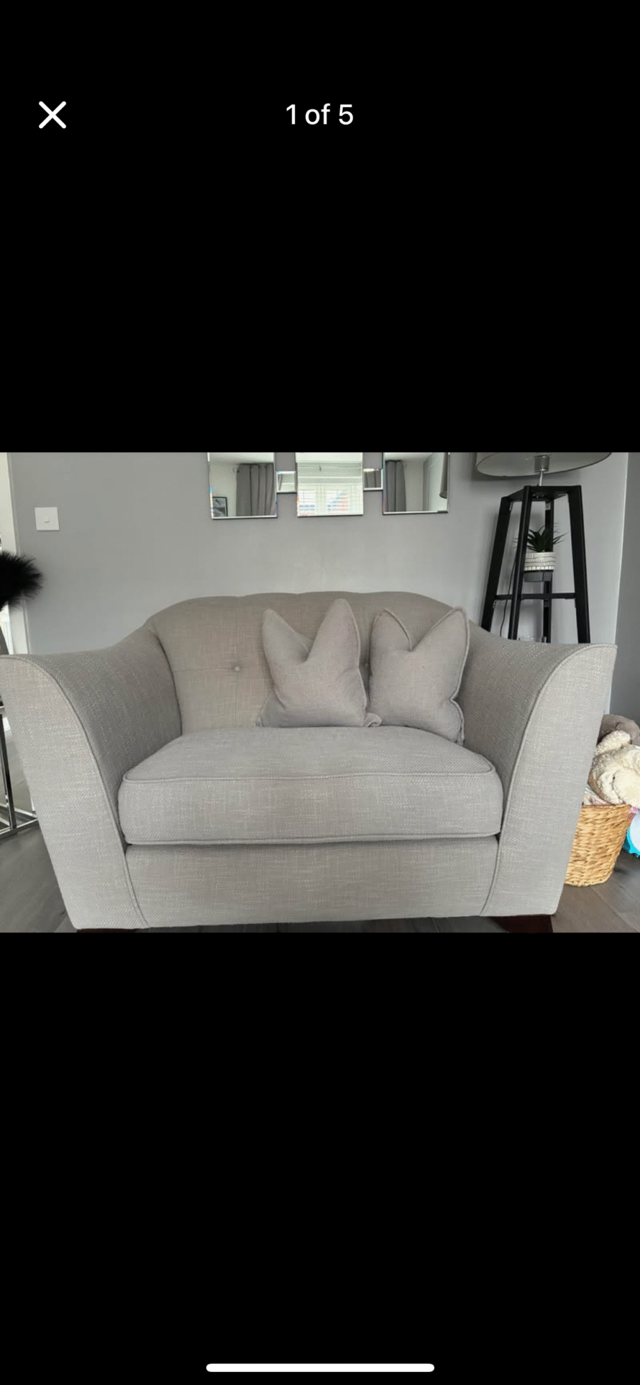 Sofology two seater sofa & loveseat