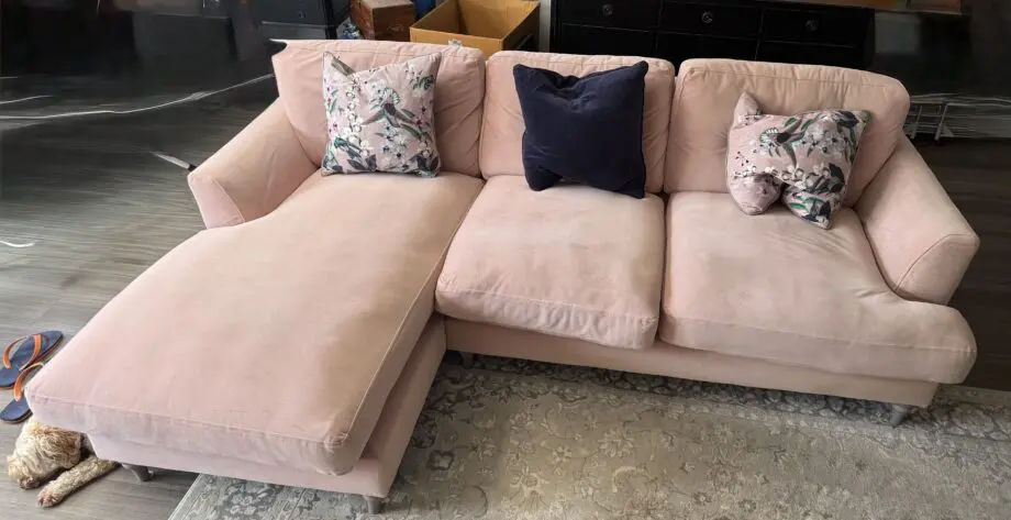 DFS Joules Patterdale left hand facing chaise sofa