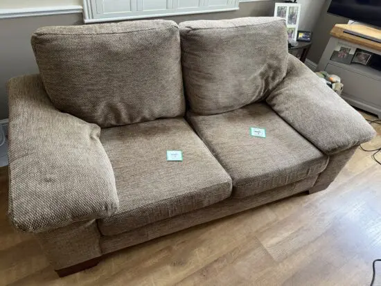 Fabric 2 seater and 3 seater sofas