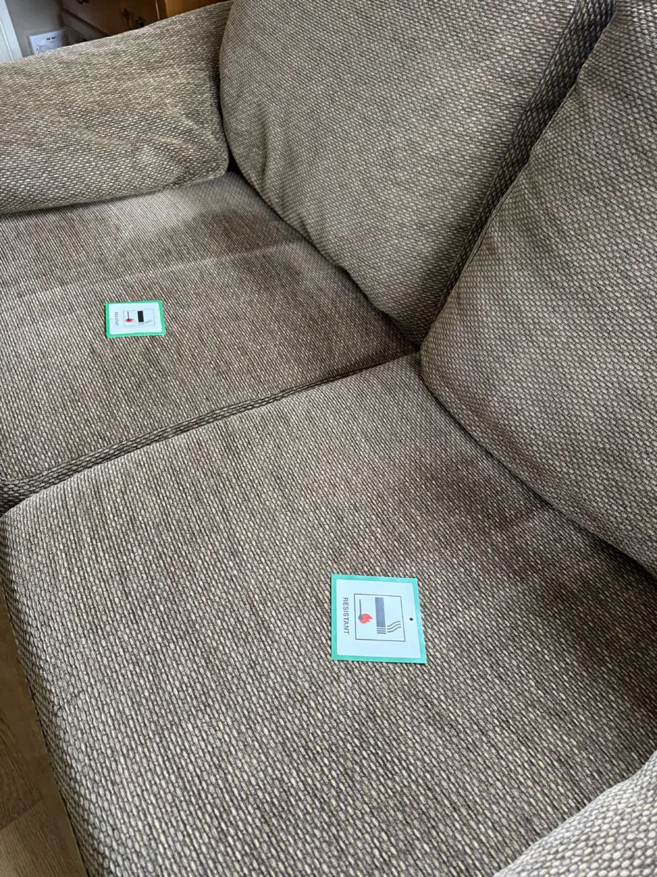 Fabric 2 seater and 3 seater sofas