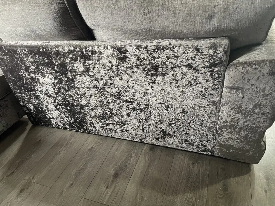 Grey Corner L- Shaped Sofa 6 Seater