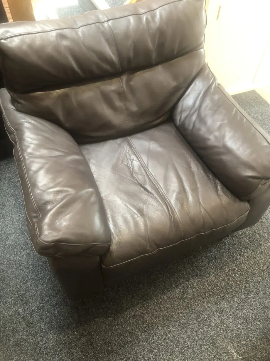 DFS - Brown single seater chair