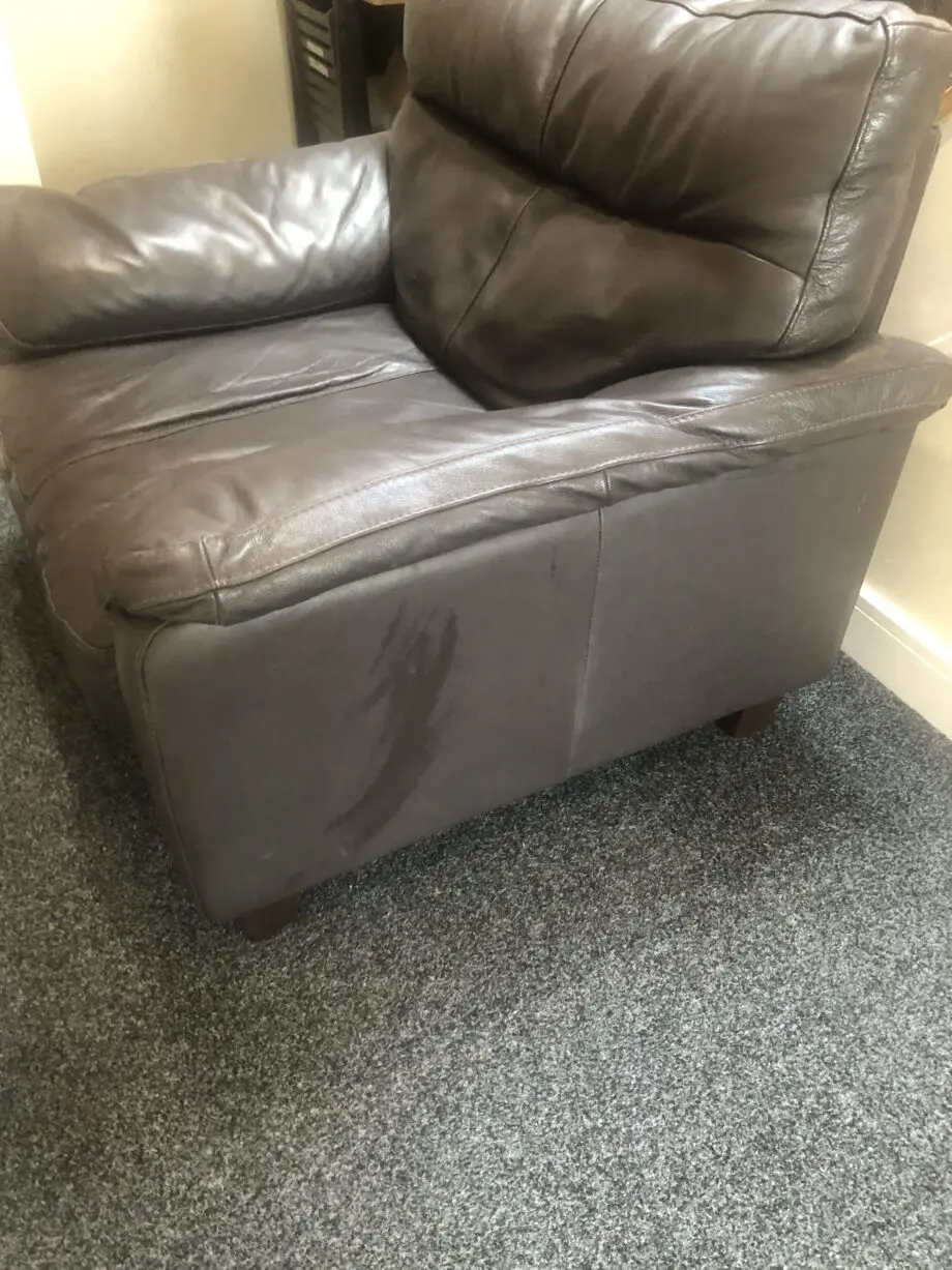 DFS - Brown single seater chair