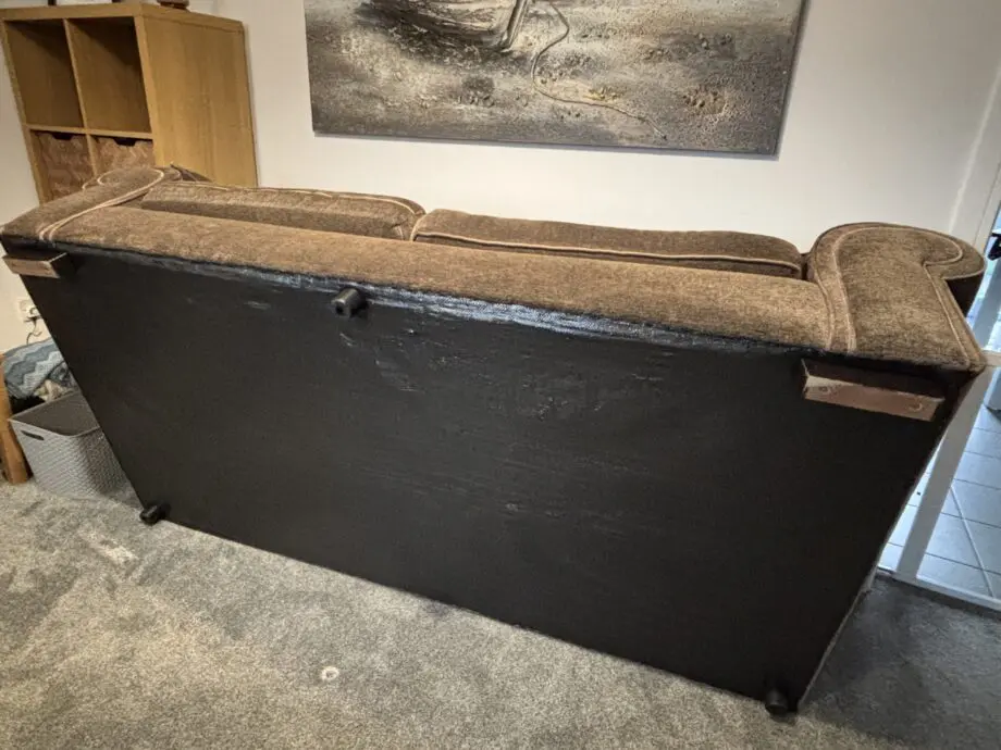 3 seater sofa, swivel chair and half moon footstool