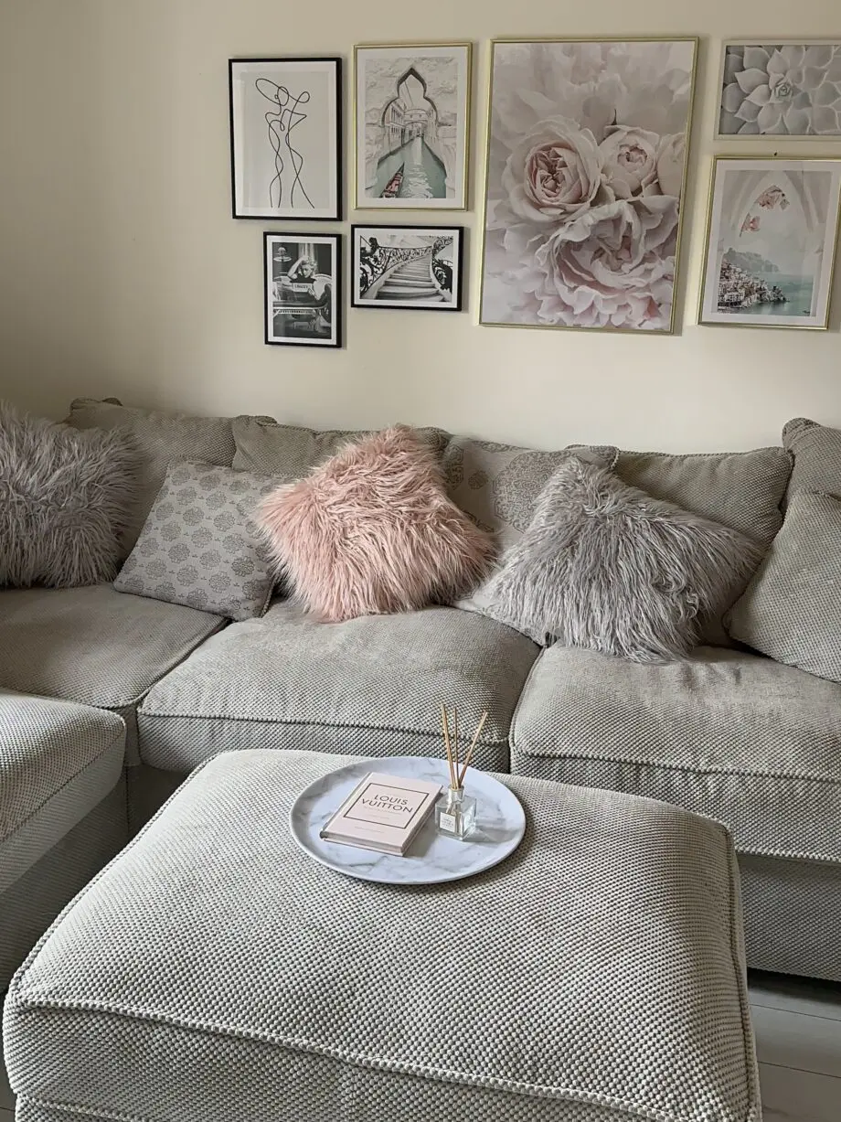 Oak Furnitureland Grey ‘Nebraska’ Corner Sofa