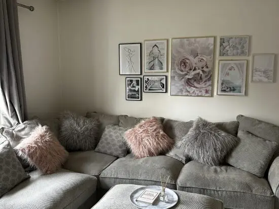 Oak Furnitureland Grey ‘Nebraska’ Corner Sofa