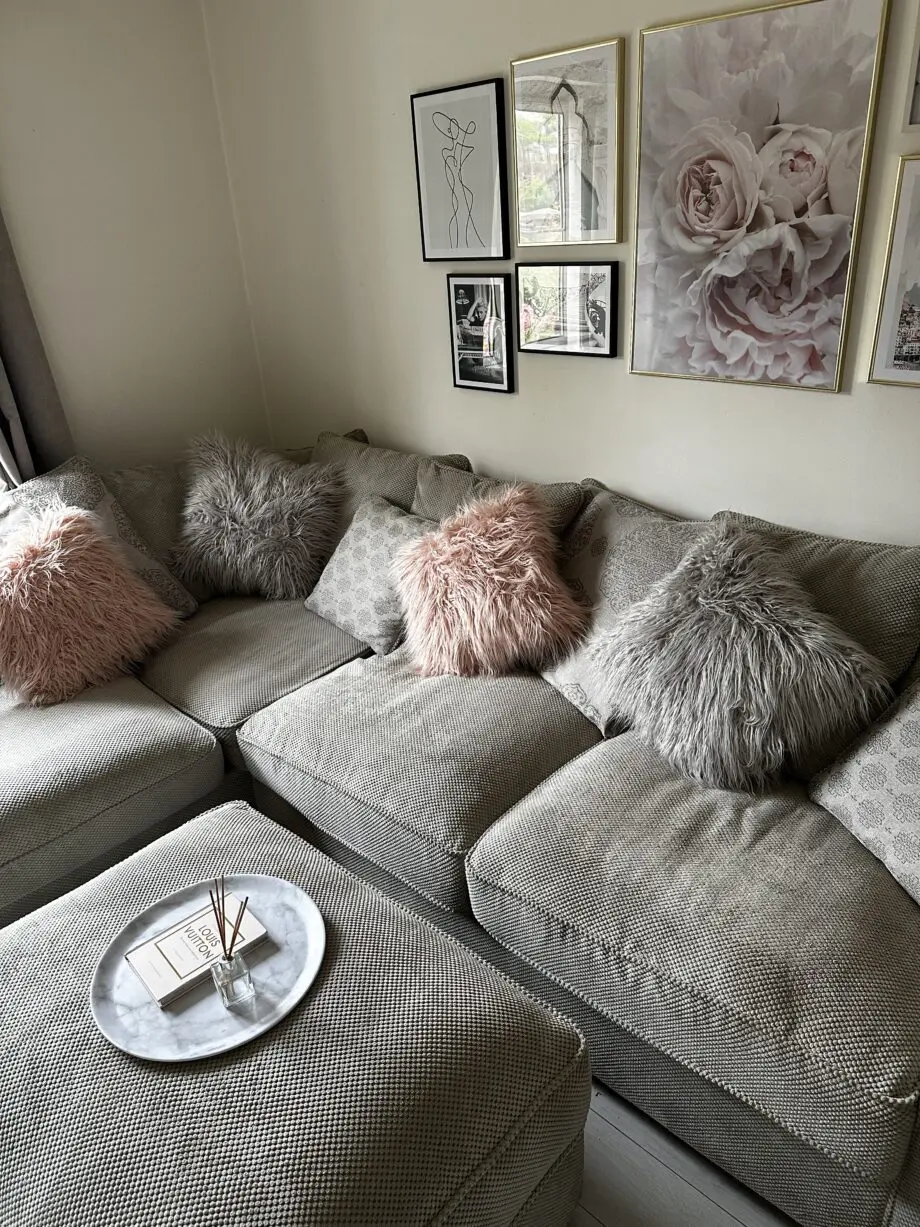 Oak Furnitureland Grey ‘Nebraska’ Corner Sofa