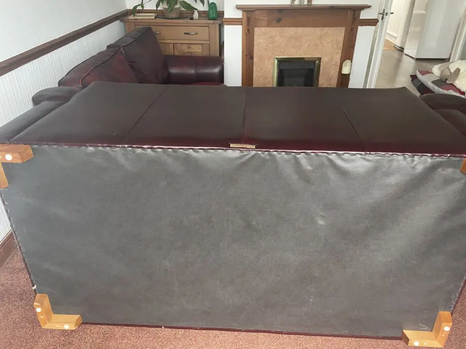 Chesterfield Carmen 3 seater leather sofas x 2