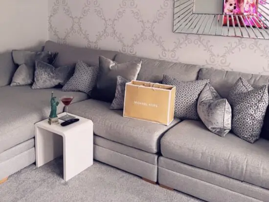 DFS Long Beech left side chaise