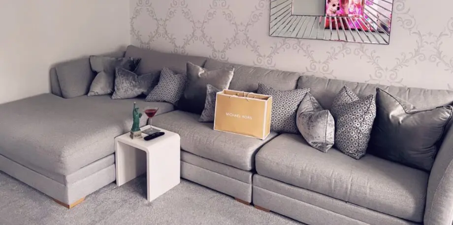 DFS Long Beech left side chaise