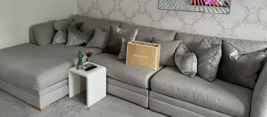 DFS Long Beech left side chaise