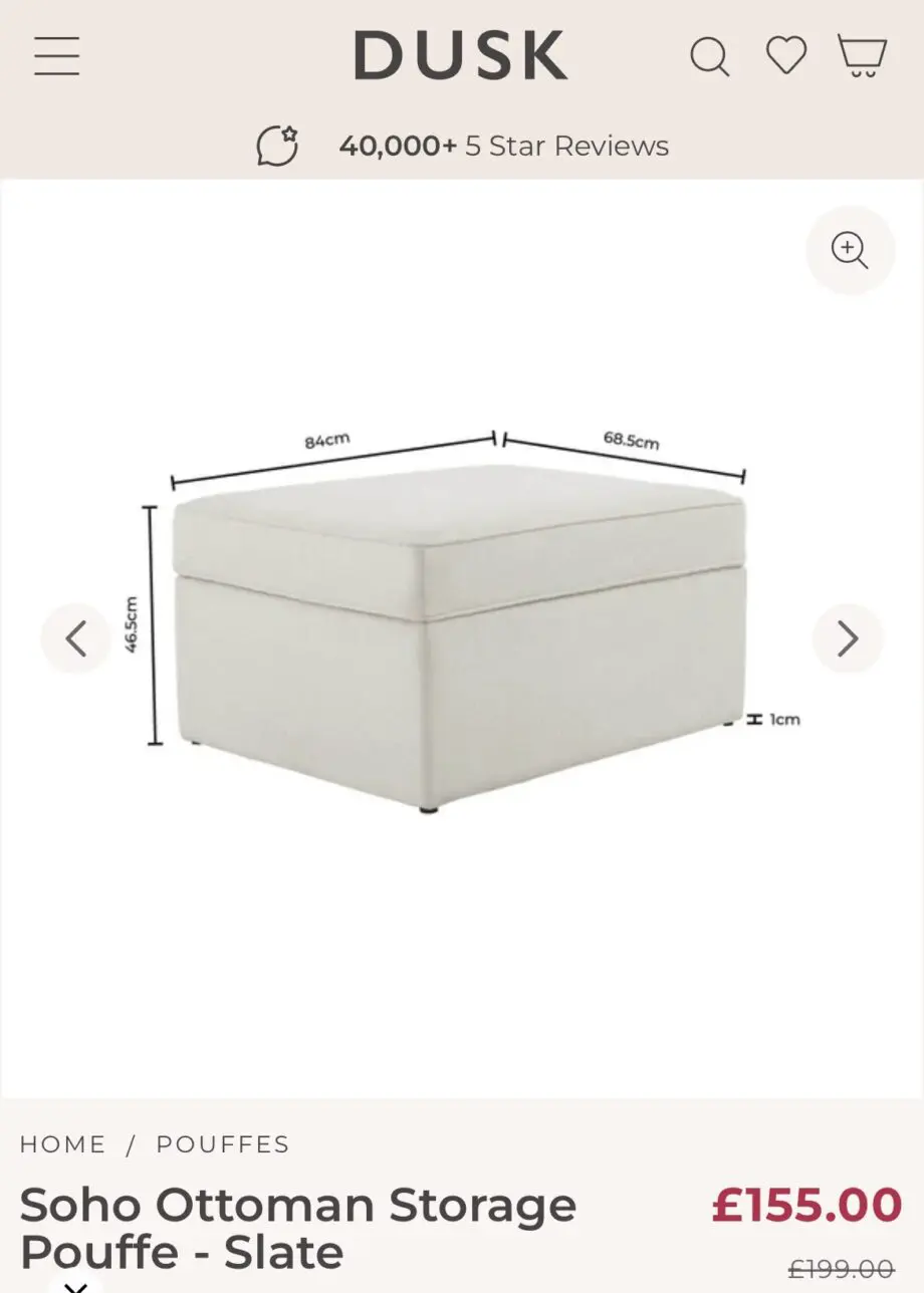 DUSK SOHO 3 seater sofa-SLATE