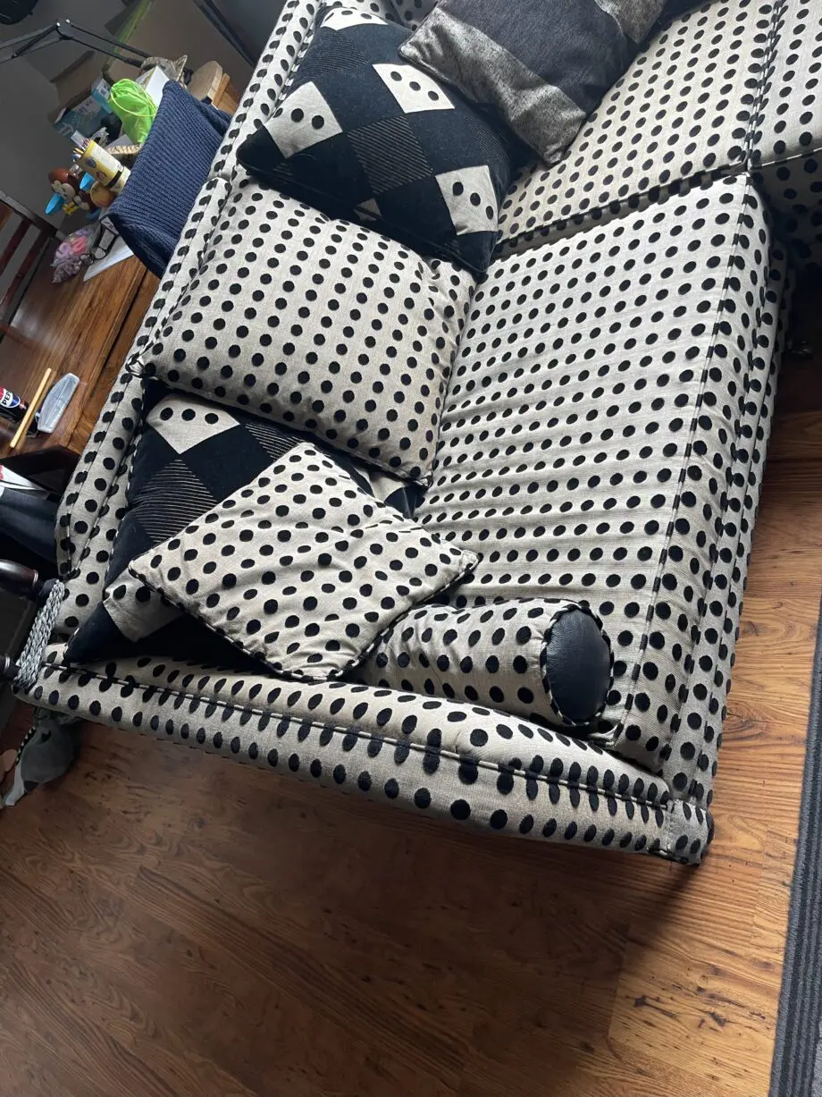 Bespoke made corner Knole sofa