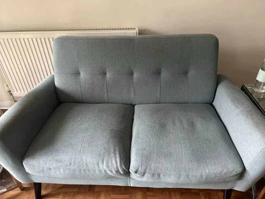 2 seater sofa blue, from wayfair