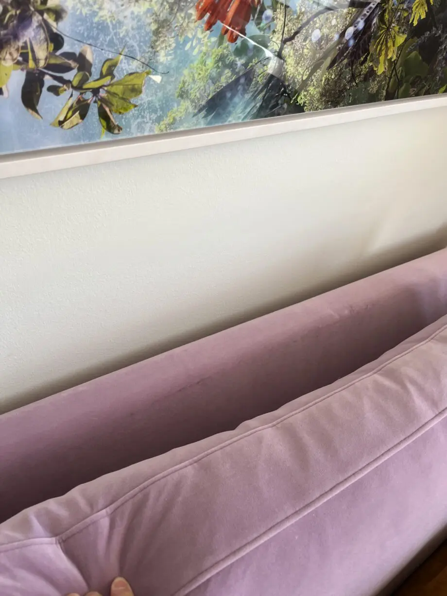 Elegant large Lilac sofa