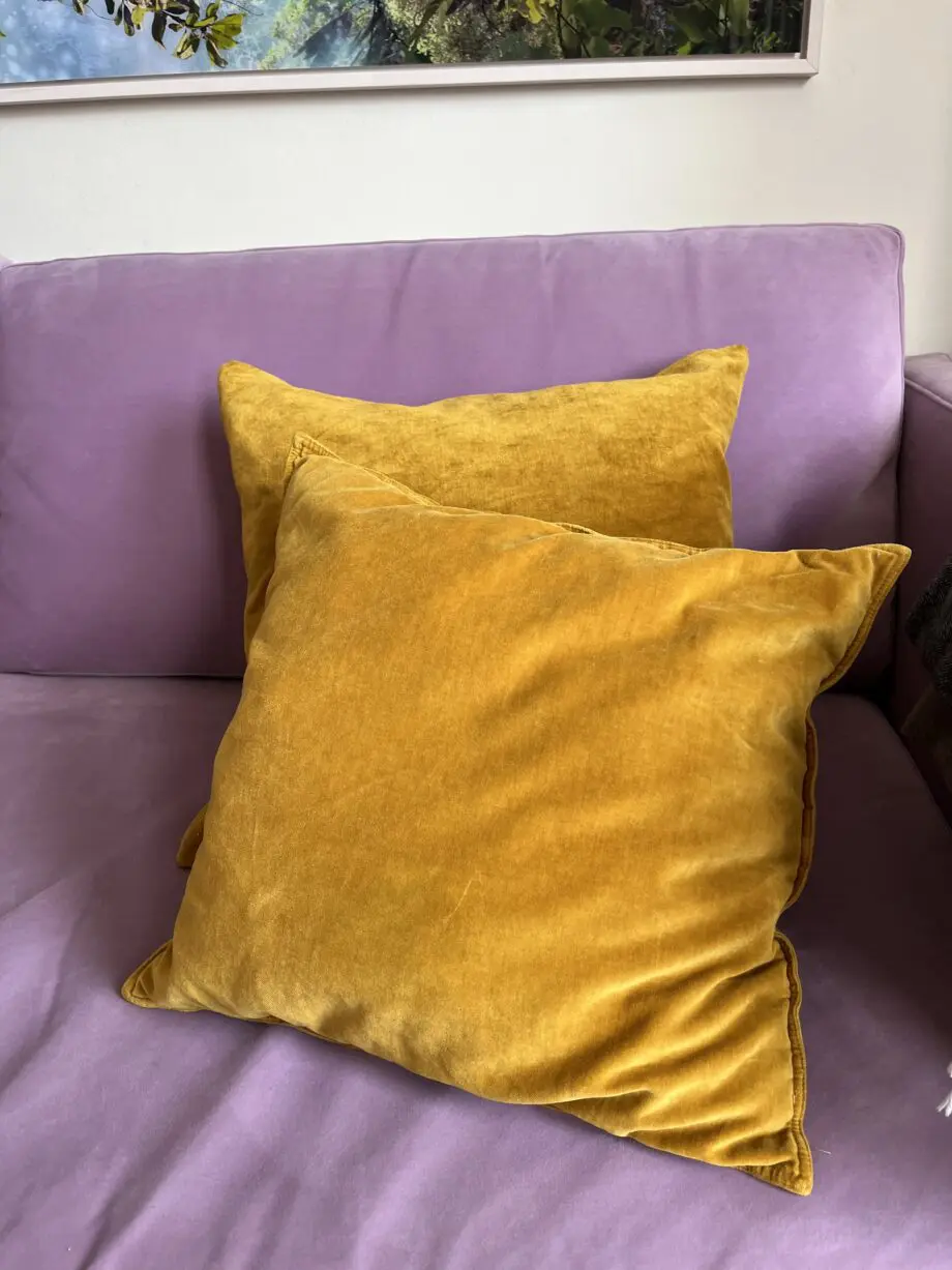 Elegant large Lilac sofa