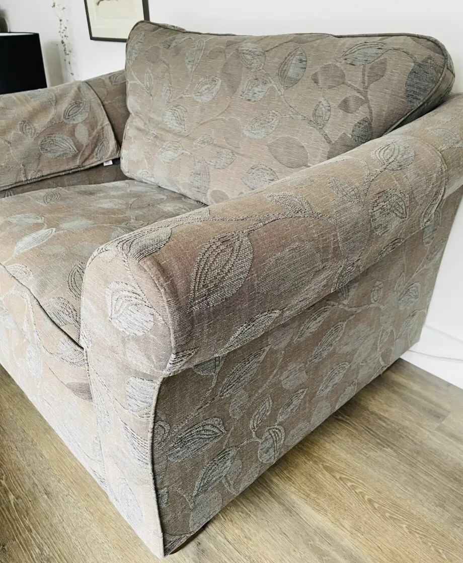Snuggler chair by Marks and Spencer in Teal Blue