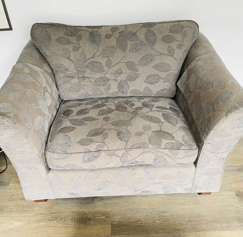 Snuggler chair by Marks and Spencer in Teal Blue